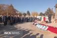 تشییع پیکر دو شهید گمنام در دانشگاه آزاد اسلامی تاکستان برگزار شد