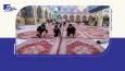 لحظاتی از مراسم تعویض فرش‌های حرم حضرت عباس(ع)