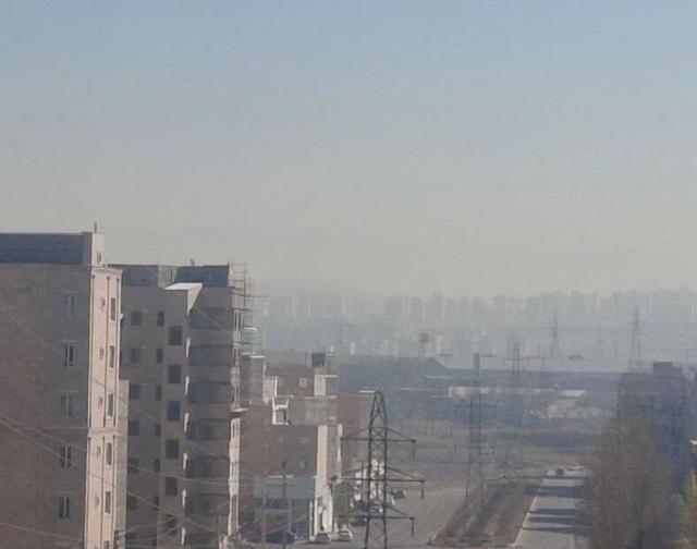 علت آلودگی هوا در اردبیل وارونگی دما است