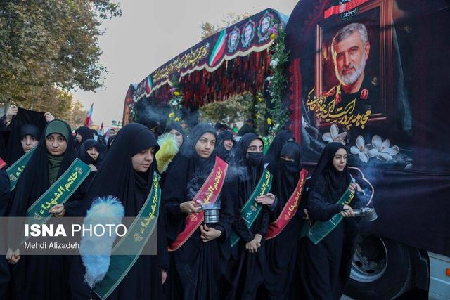 مراسم استقبال از پیکر شهدای گمنام - بجنورد