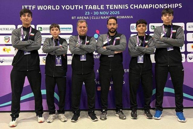 شکست تیم ملی پینگ‌پنگ نوجوانان ایران در یک قدمی مدال قهرمانی جهان