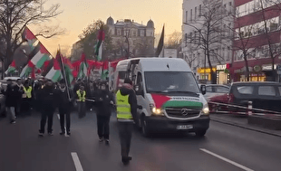 تظاهرات گسترده مردم برلین در حمایت از غزه