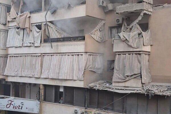 حمله رژیم صهیونیستی به ضاحیه در بیروت