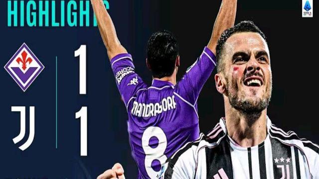 ویدیو| خلاصه بازی فیورنتینا ۱ - یوونتوس ۱ با گزارش انگلیسی/ دومین تساوی پیاپی اسپالتی