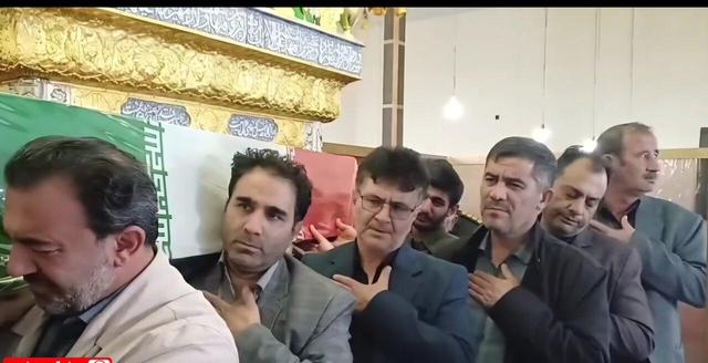 رایحه شهادت در امامزاده سید ابراهیم (ع) لاهرود معطر شد