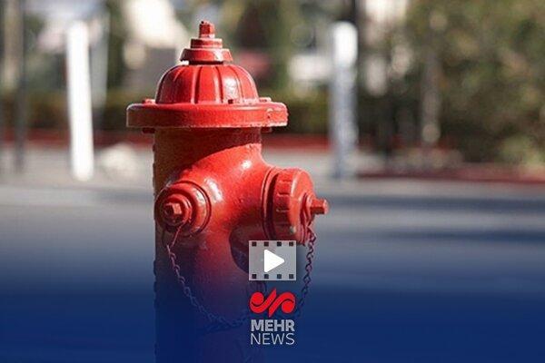 برداشت غیر مجاز آب از شیرهای آتش نشانی