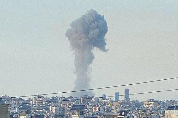 حمله رژیم صهیونیستی به ضاحیه در بیروت