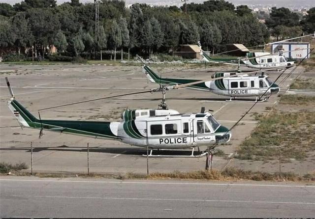 بالگرد پلیس هم به عملیات اطفای حریق جنگل‌های هیرکانی پیوست