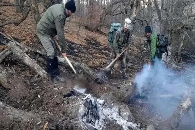 پایان عملیات اصلی اطفای حریق در جنگل‌های مازندران