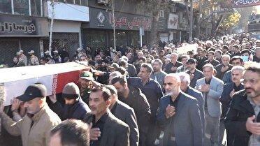 تشییع و تدفین پیکر پاک سه شهید گمنام در گرگان