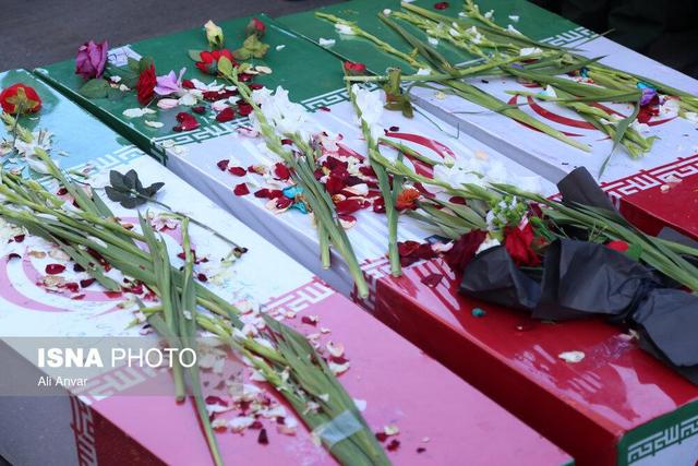 مراسم تشییع پیکرهای ۳ شهید گمنام - اردبیل