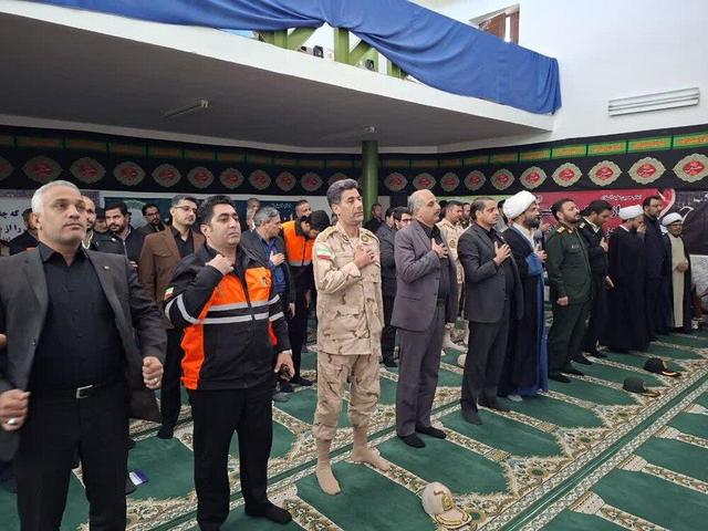 برای نخستین‌بار در نقطه صفر مرزی، آیین باشکوه عزاداری شهادت حضرت زهرا(س) برگزار شد