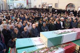 تشییع و تدفین پیکر پاک سه شهید گمنام در گرگان