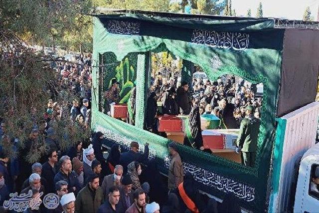 فیلم | آیین تشییع شهدای گمنام در بیرجند