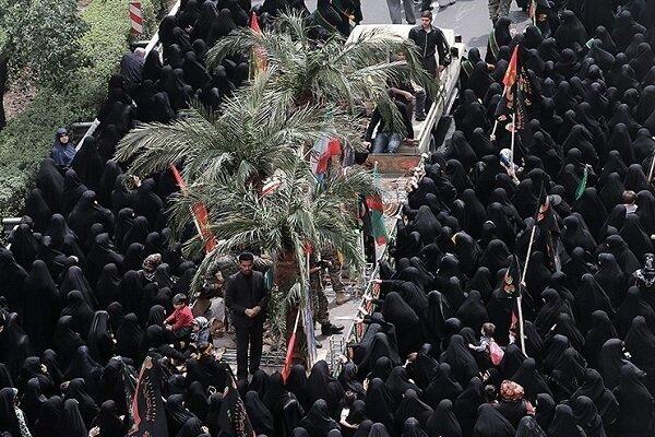 مراسم تشییع ۱۰۰ شهید گمنام در تهران آغاز شد