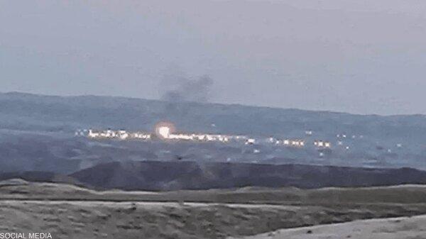 حمله پهپادی به میدان گازی عراق