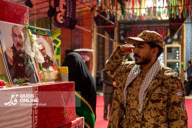 گزارش تصویری | آیین وداع با ۱۰۰ شهید گمنام