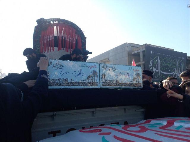 تشییع شهدای گمنام در مشهد