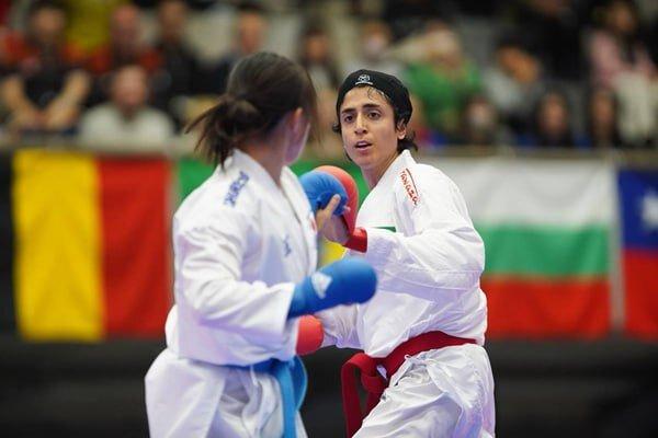 سارا ادریا به مدال برنز کاراته دست یافت 