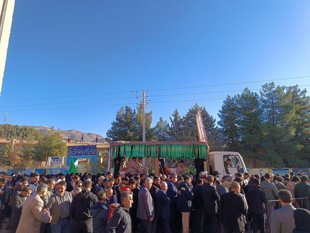آغاز مراسم تشییع پیکر مطهر شهدای گمنام در ایلام