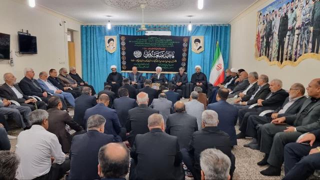 مراسم سوگواری شهادت حضرت فاطمه زهرا (س) در گناوه برگزار شد