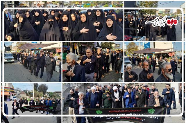 هیئت عزاداری سالروز شهادت حضرت فاطمه(س) در شفت