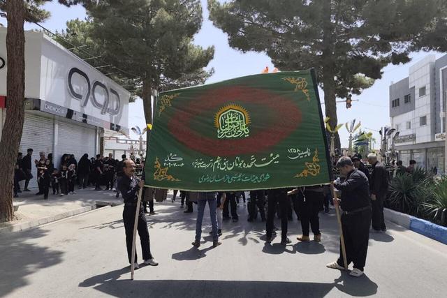 عزاداری سالروز شهادت حضرت فاطمه زهرا(س) در تربت حیدریه