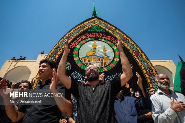 عزاداری شهادت حضرت فاطمه زهرا(س) در روستای رحق کاشان