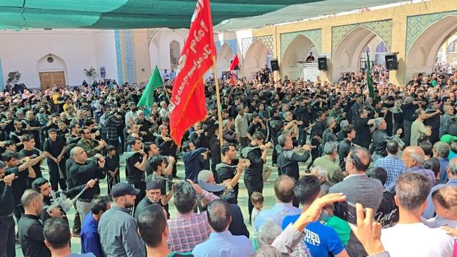 عزاداری روز شهادت حضرت فاطمه زهرا(س) در مشهد اردهال کاشان