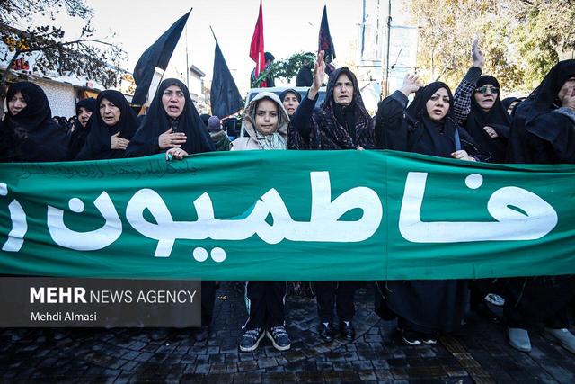 عزاداری باشکوه مردم ایرانشهر در سوگ بانوی دو عالم