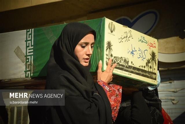 تشییع پیکر شهدای گمنام در زاهدان