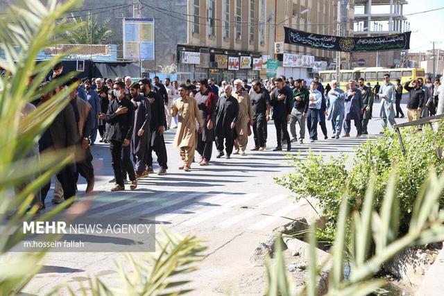 مراسم عزاداری شهادت حضرت فاطمه(س) در ایرانشهر