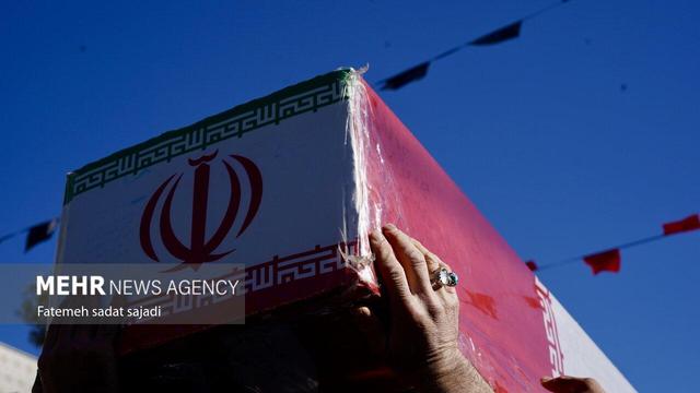 تشییع شهید علی اکبر پور زارع در کوار