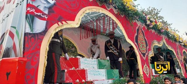 تشییع پیکر شهدای گمنام در تهران آغاز شد