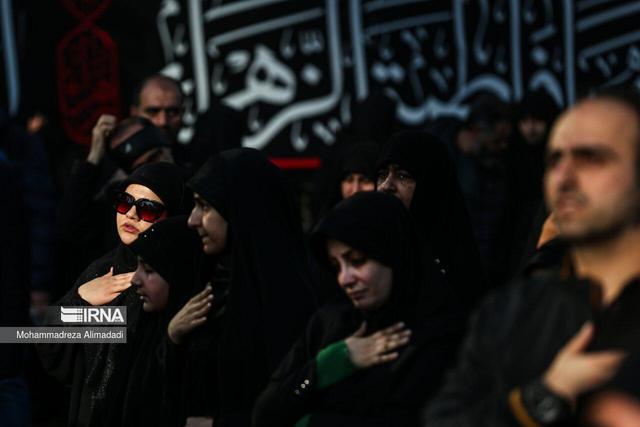 عزاداران فاطمی در قشم دسته‌روی کردند