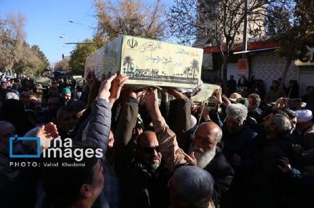 فیلم| بدرقه پیکر مطهر شهدای گمنام در خراسان شمالی