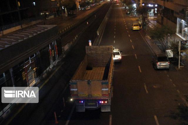 تردد کامیون‌ها و وسایل نقلیه سنگین تا آخر هفته در تهران حتی شب‌ها ممنوع شد