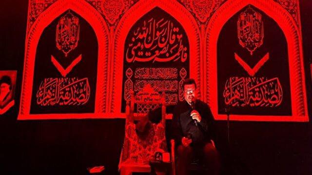 برگزاری مراسم سومین شب از مراسم عزاداری ایام فاطمیه در حسینیه زنجیرزنان صالح آباد + عکس