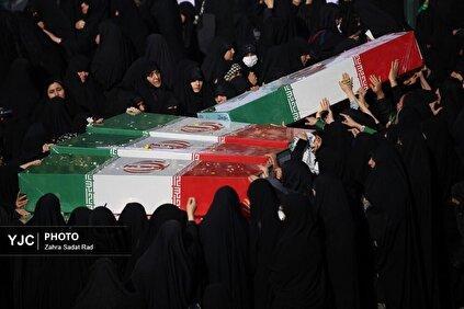 تشییع پیکرمطهر شهدای گمنام / تهران