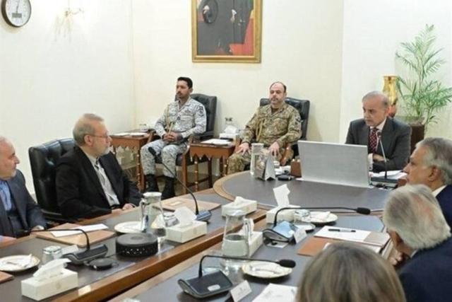 جزئیات دیدار شهباز شریف با علی لاریجانی / تأکید بر همکاریهای دوجانبه