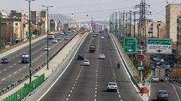 کاهش ترافیک صبحگاهی تهران با تعطیلی مراکز آموزشی و دورکاری کارمندان