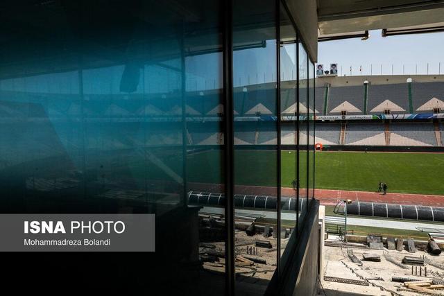 «نیوکمپ» با خاک یکسان و ساخته شد/ «آزادی» همچنان در دست تعمیر!