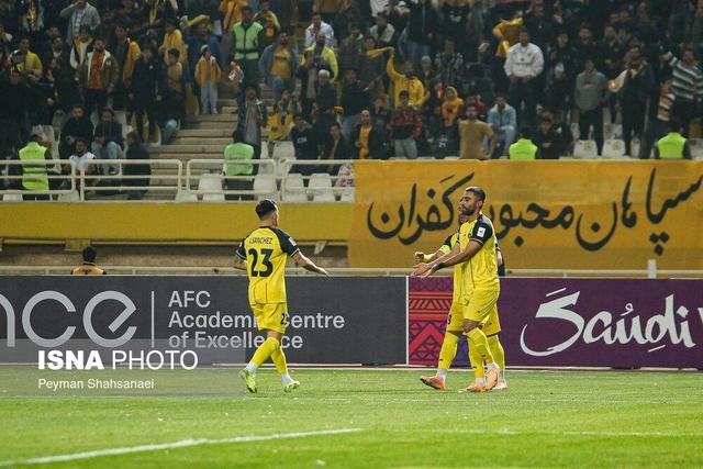 آمار AFC از دیدار سپاهان مقابل الحسین اردن/ نسخه بی‌رحم تیم نویدکیا