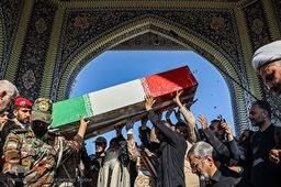 تشییع و خاکسپاری شهید گمنام در خوزستان