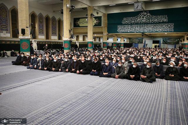 جدیدتربن تصاویر از حسین شریعتمداری و قاضی صلواتی در حسینیه امام خمینی (ره)