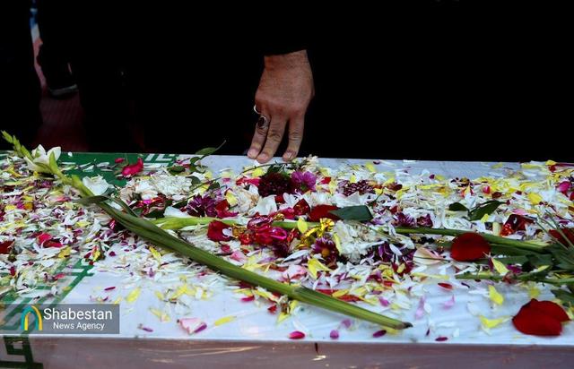 تشییع پیکر شهید گمنام در آموزش و پرورش گلستان