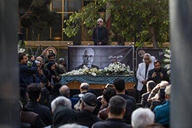 عکس: مراسم تشییع پیکر هادی مرزبان