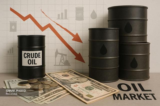افت قیمت نفت در پی نگرانی از مازاد عرضه