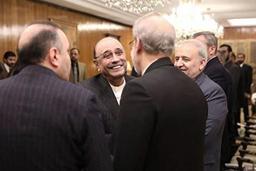 دیدار لاریجانی با رئیس‌جمهور پاکستان