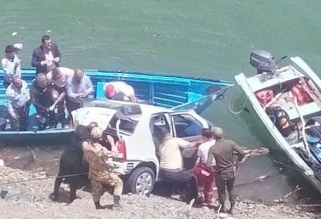 سقوط خودرو در دریاچه عینک رشت سه نفر را به کام مرگ فرستاد